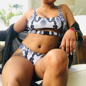 Snakeskin bikini